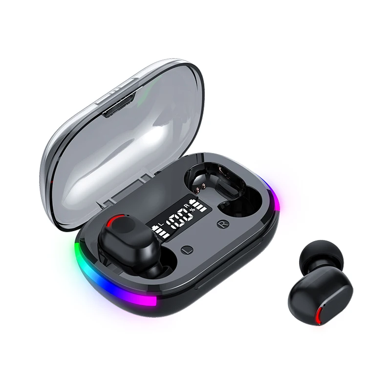 Audifonos BT V5.3 Earphones K10 TWS True Wireless Headphones LED Digital Display Headset with RGB Light Gaming smart Earbuds