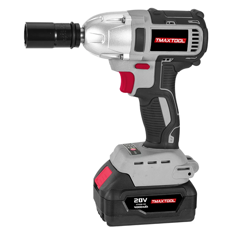 Tmaxtool 21V 300N.m 1/2 Inch Lithium Battery Power Tools Set Cordless Wireless Torque Impact Wrench