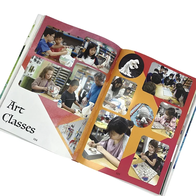 Пользовательская печать хорошего качества Каталог брошюра печать брошюра детская книга на английском языке