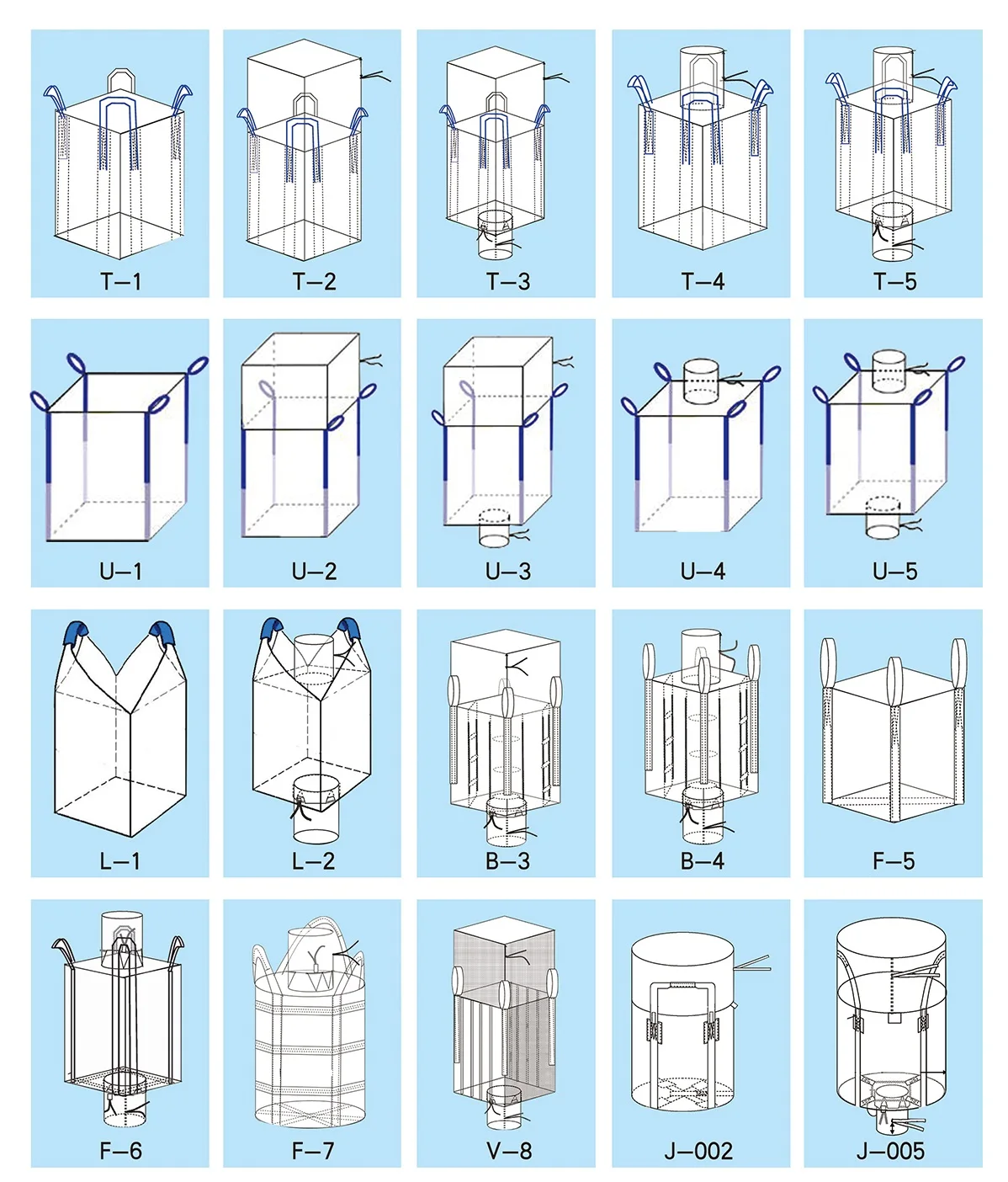 1000kg 1500kg packing big FIBC jumbo bag for cement and lime powder safty factor:5:1with UV treated