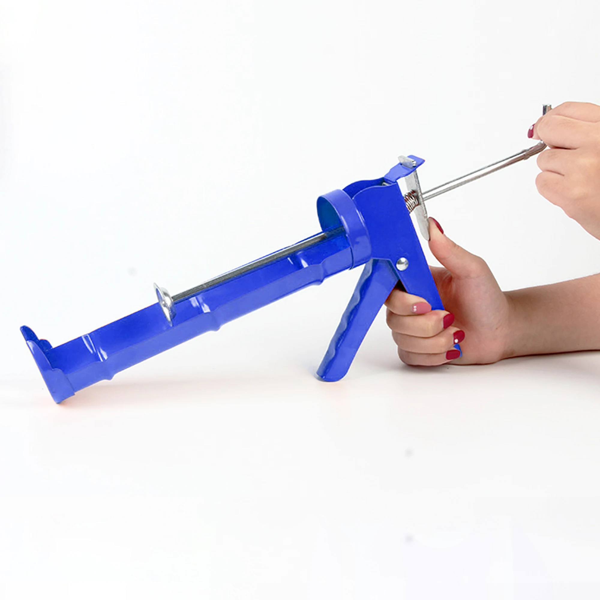 Профессиональный синий зубчатый рычаг GORVIA, поворотный клеевой пистолет