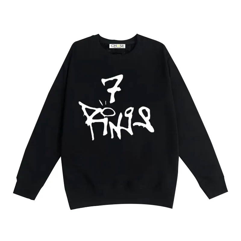 Ariana Grande 7 Rings Same Style Sweatshirt Ladies Long Sleeve Pink Casual Hoodies women Autumn Winter thick Pullover Tops