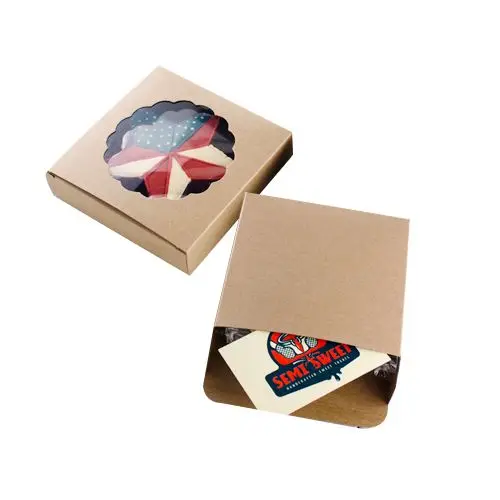 Печатная картонная упаковка CMYK на заказ переработанная для печенья коробка