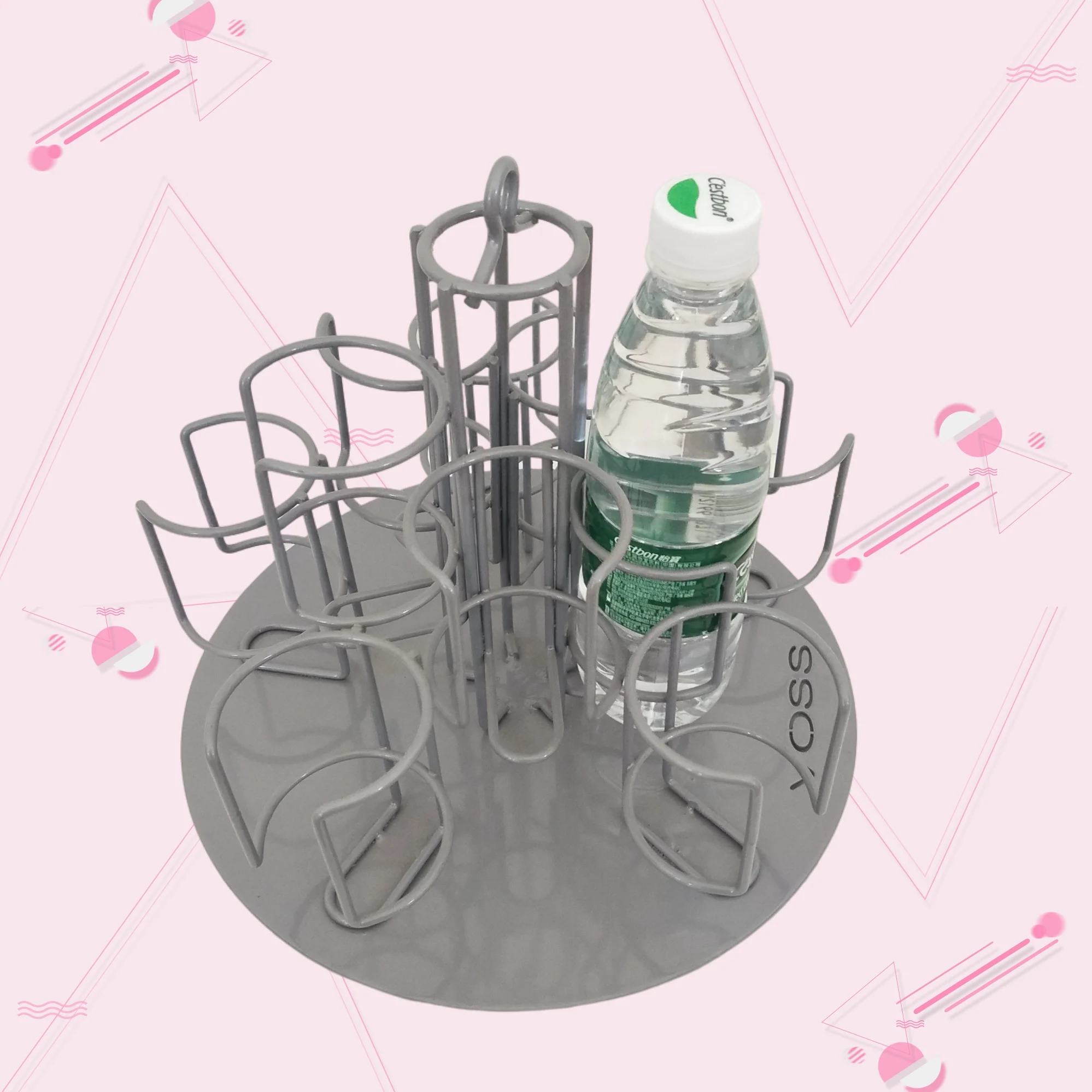 Beverage Display Metal Drink Display Rack POP Display