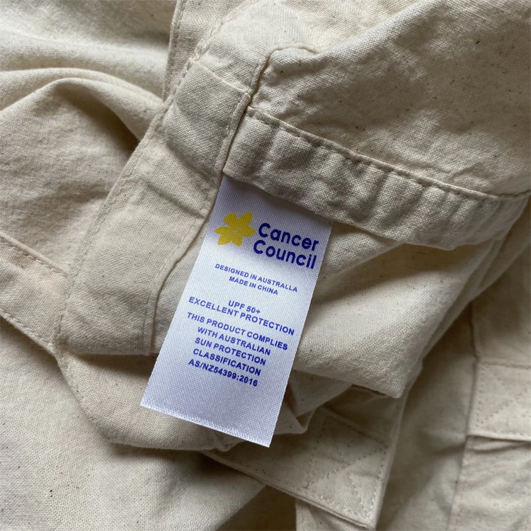 Quality Recycled Luxury Satin  Label Garment Woven Labels Design Shirt Cloth Tag With Logo