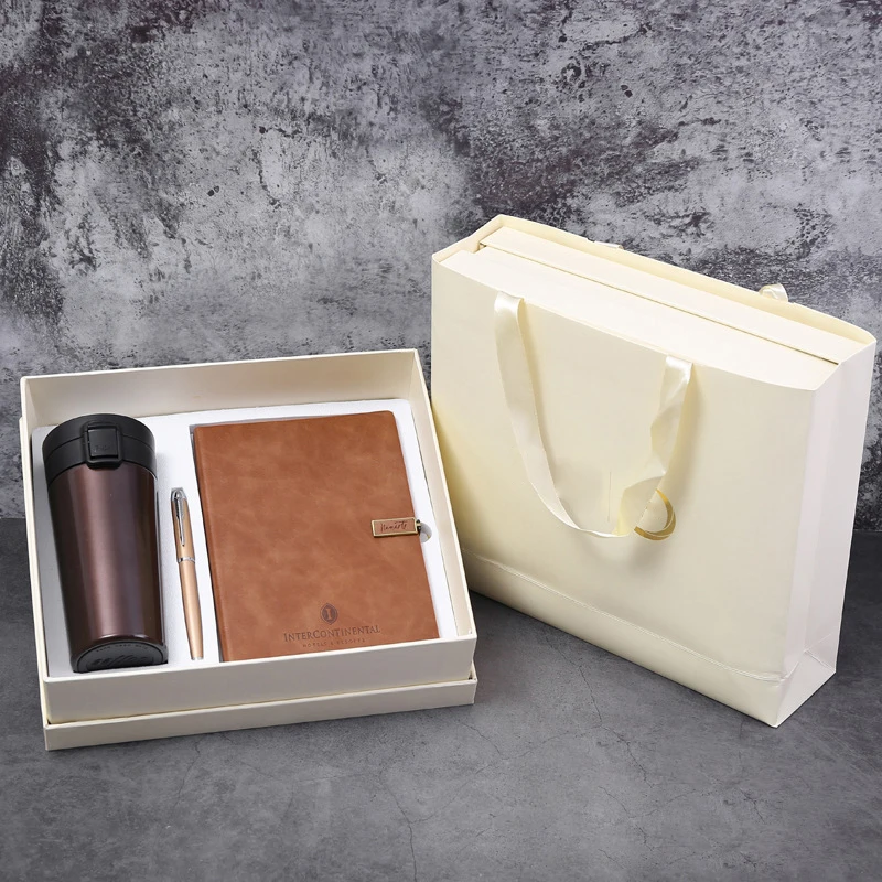 Персонализированная Подарочная Термокружка с квадратной пряжкой для ноутбука кофейные чашки металлическая ручка рекламная коробка бизнеса логотипом на заказ