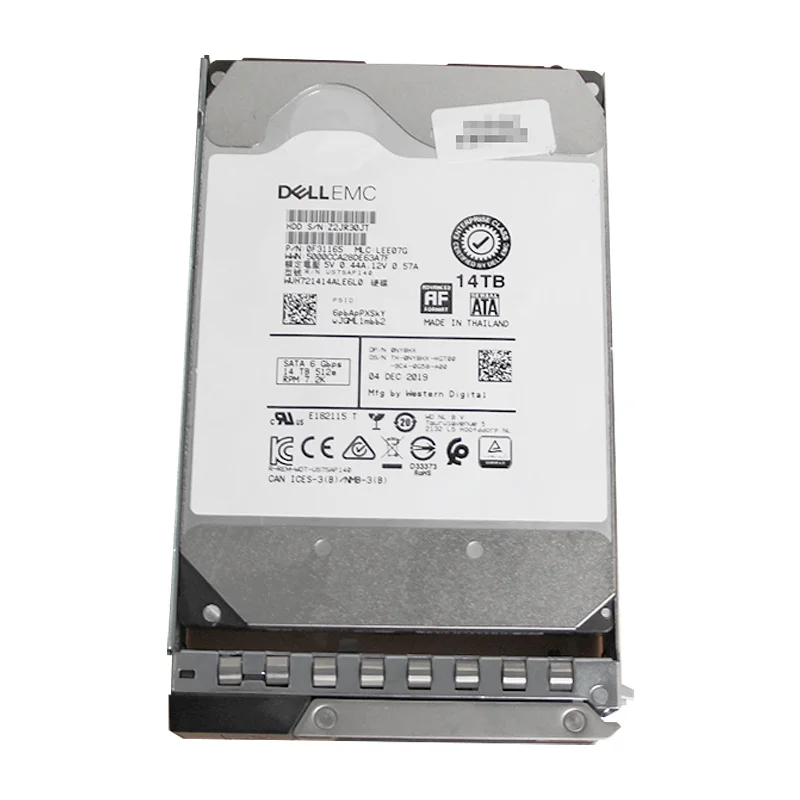 Dell Server Hard Disk Drive 14TB SATA 3.5inch HDD 7200RPM Dell Hard Drive