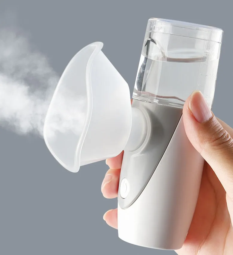 Usb Rechargeable Mini Ultrasound Mesh Nebulizer Portable Inhaler Machine With Mask