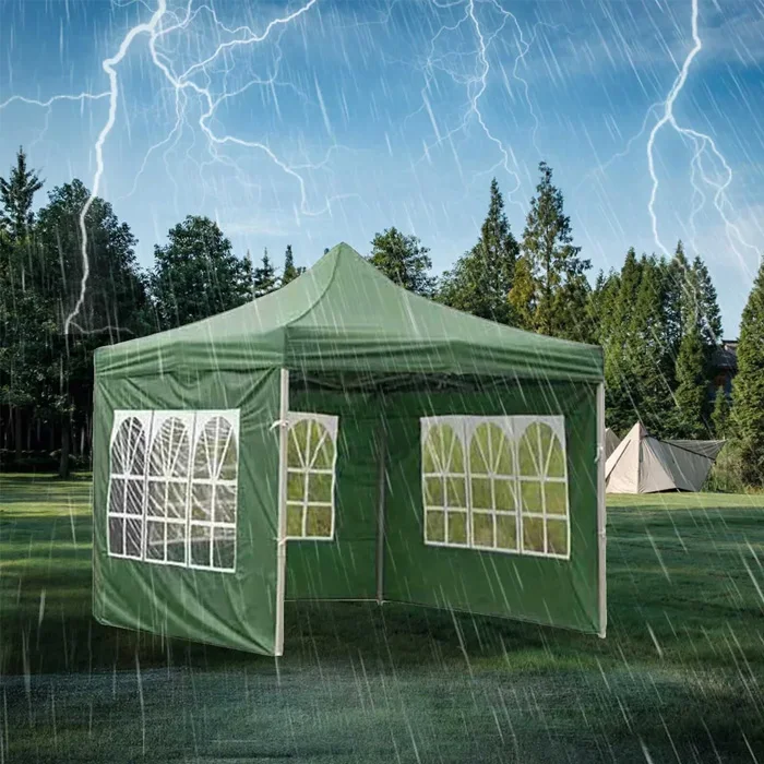 Heavy Duty 10x10 10x20 20x20 Folding Pop Up Outdoor Waterproof Event Promotion customized trade show With Mesh Canopy Tent