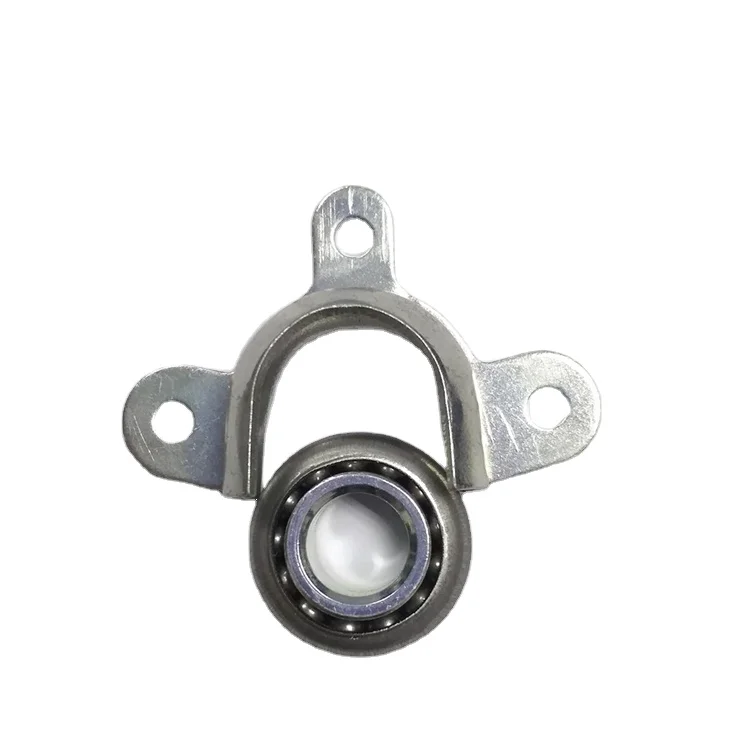 Aluminum rolling shutter door and window accessories, equipped with 28mm metal ball bearing U-shaped bracket