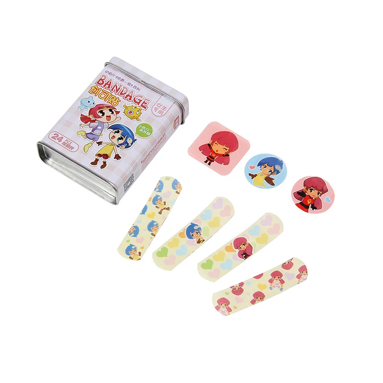 Cartoon Adhesive Bandage/Custom Printed Band Aids/Wound Plaster for Kids