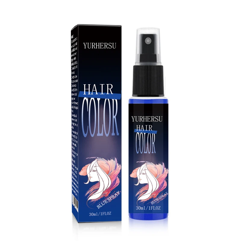 OEM Private Label Fast Color Hair Dye Hairstyle Harmless Hair Coloring Spray Color Coloured