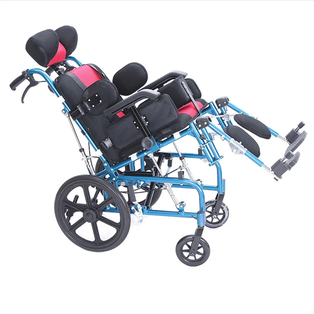 Foldable reclining for children High backrest cheapest pediatric adult cerebral palsy wheelchair