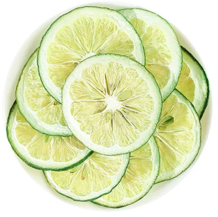 No Additives Natural Fruit Max Dried Green lemon Lime slices tea