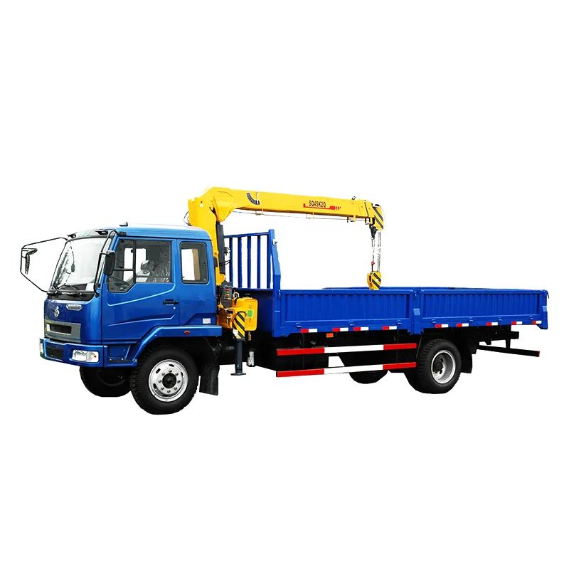 
Popular SQ4SK2Q telescope 4 ton small trailer truck mounted crane with basket for sale 