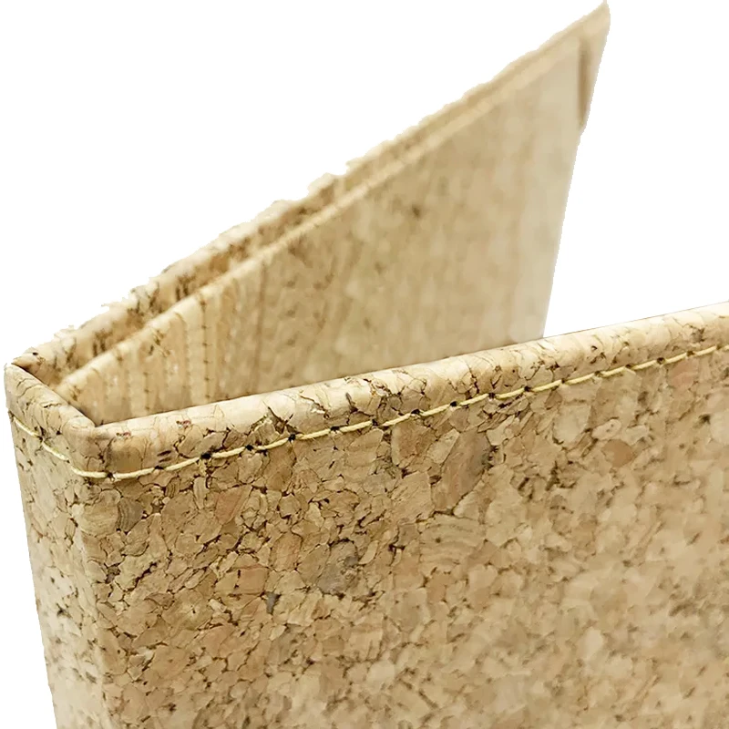Customizable Natural Cork Leather Continuous Menu Cover Holder for Restaurant Cafe Bar Menu Folder