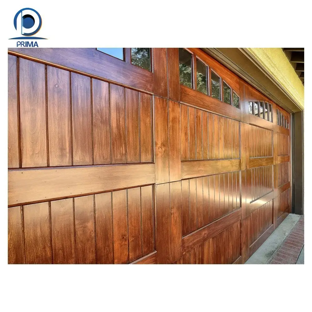 PRIMA Solid Wood Garage Doors Garage Automatic Door Garage Doors