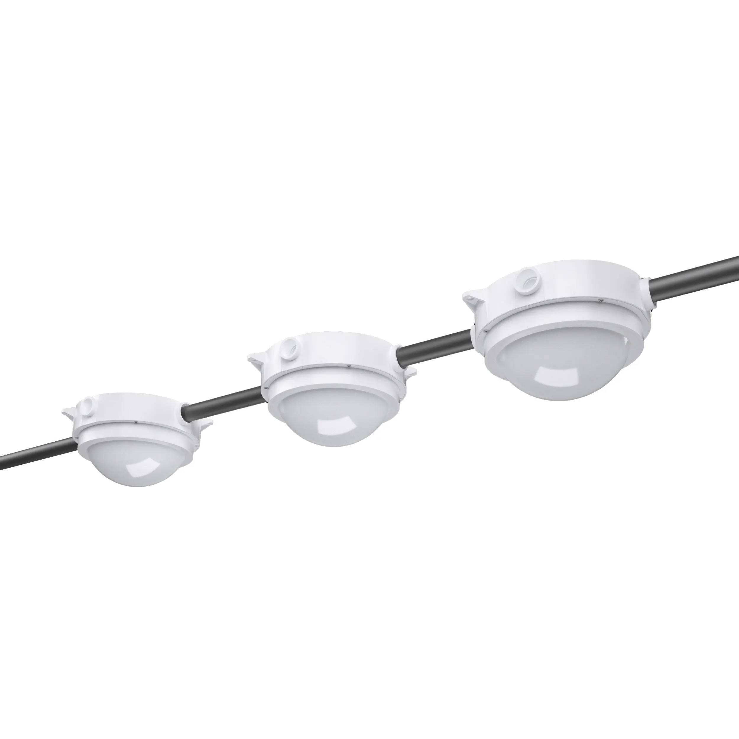 ETL DCL IP67 Waterproof LED Canopy Light High Brightness 150lm per Watt 5-Year Warranty Gas Station Low Bay Light