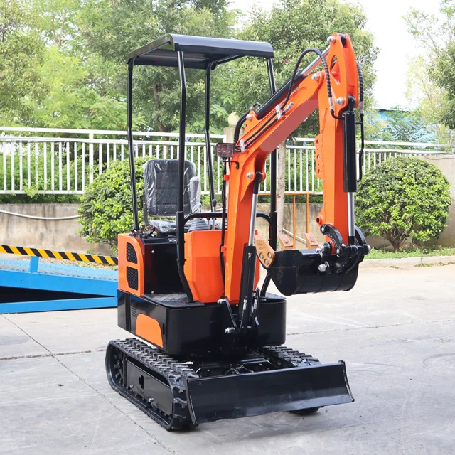 Cheapest China Smallest Mini Excavator 1ton 1000kg Mini  Diesel  Engine For Sale Price