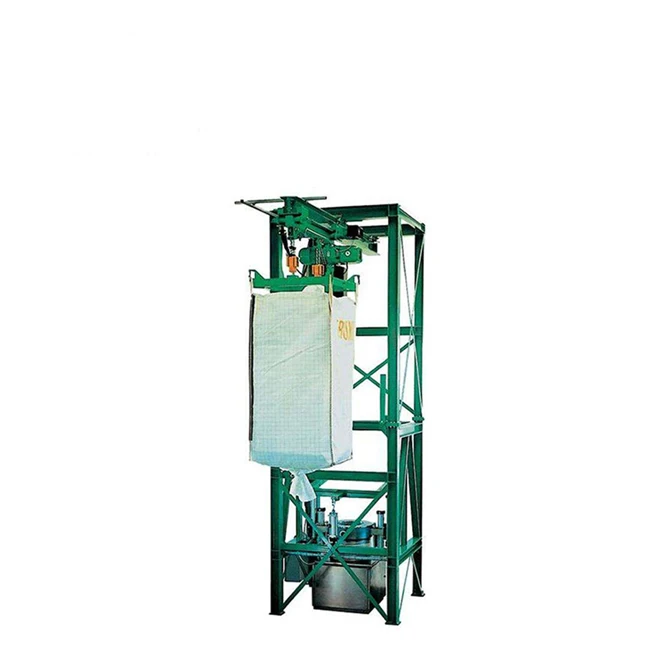 Automatic ton bag discharge station bulk big bag unloading station