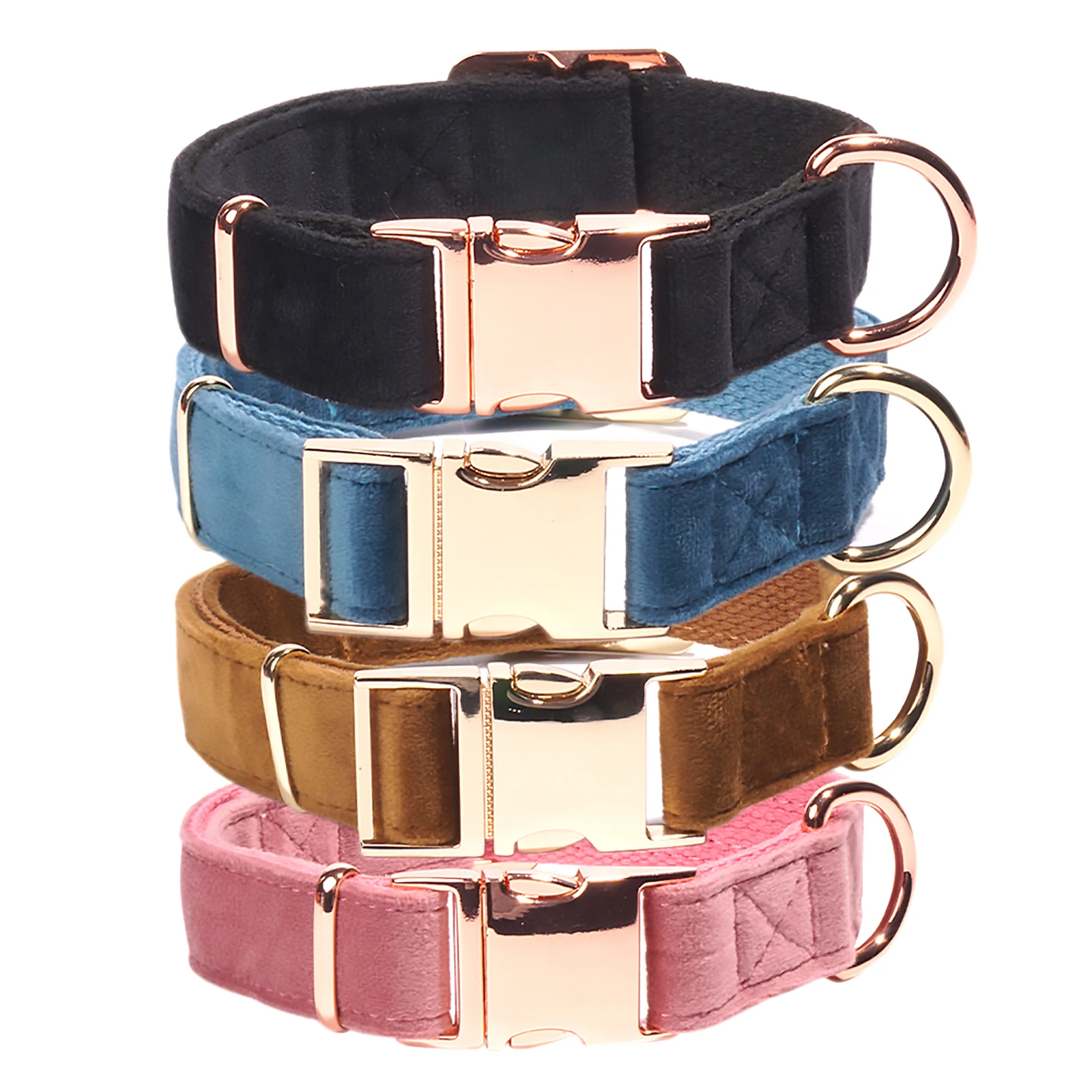 Top Seller Luxury Soft Comfortable Velvet Dog Collar and Leash Bow Tie Pet Supplies Puppy Necklace Custom Logo