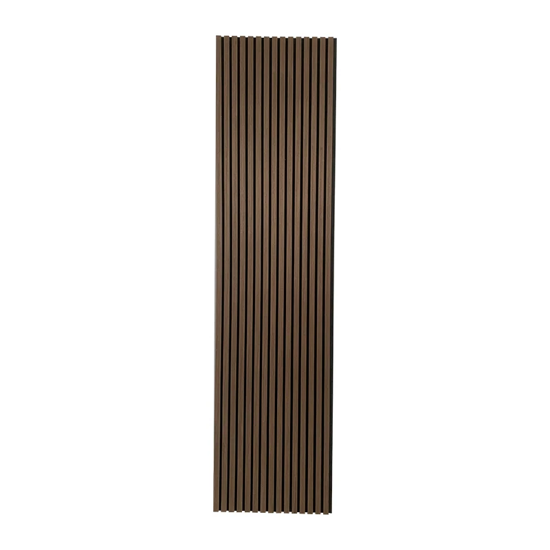 Wood Grooved Acoustic Panel Mobile 3D  Sound Proof Wall Panels waterproof Texture Slat Waterproof Wall Acoustic Panels