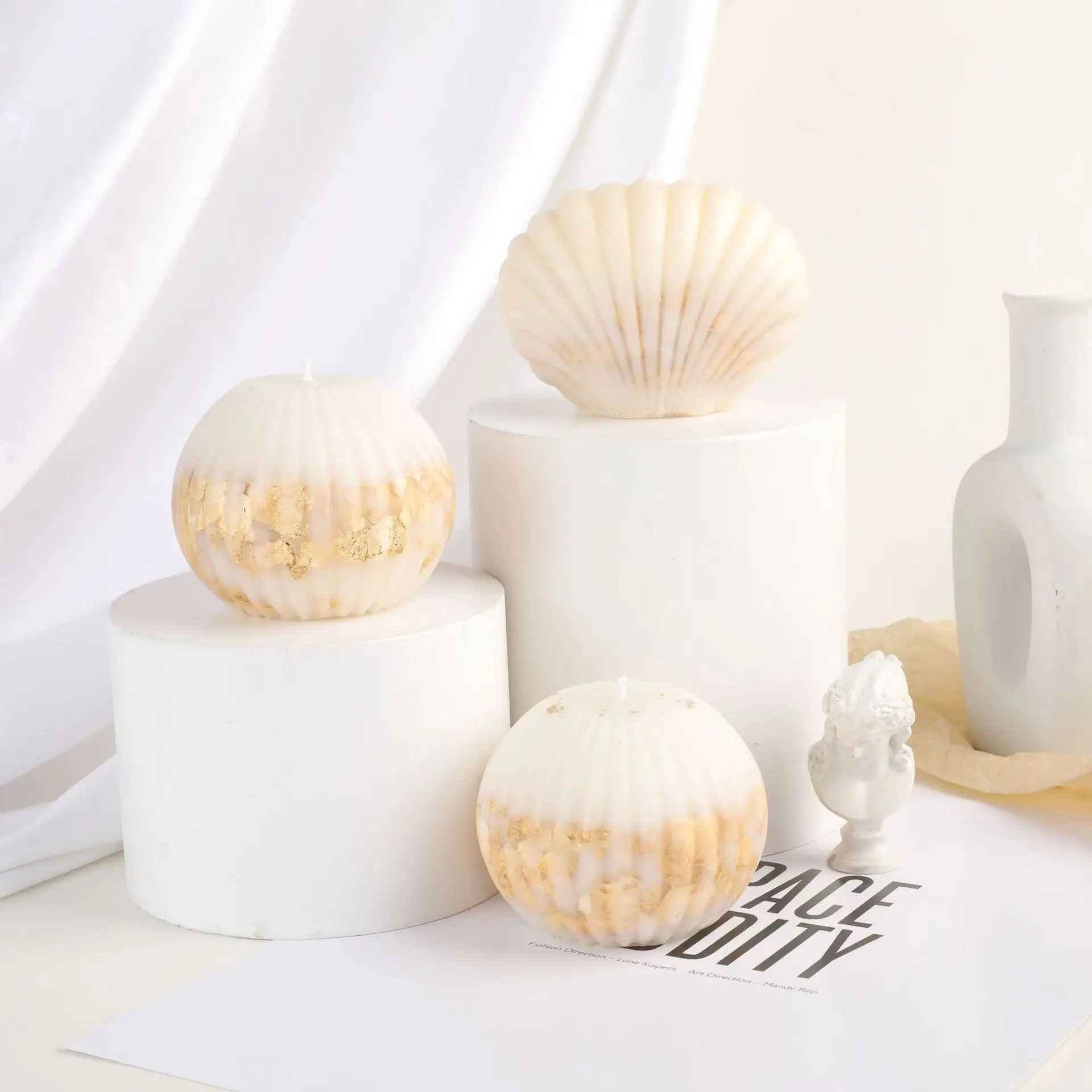 Hot sales  Gold Foil Candle Making  DIY Gold Copper Foil Candle Gold Foil