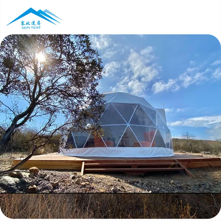 OEM mountain geodesic dome tent for sales waterproof outdoor glamping forest tent