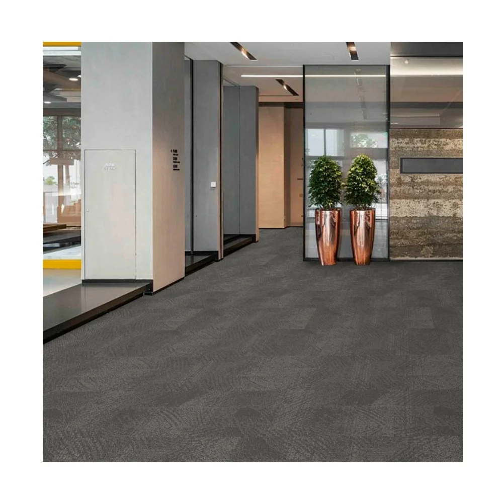 Kaili Custom Modern Woven PVC Prayer Carpet Tiles Hot Sale 50x50 Indoor Soft PP Polypropylene Loop Cut Pile Machine-Made Home
