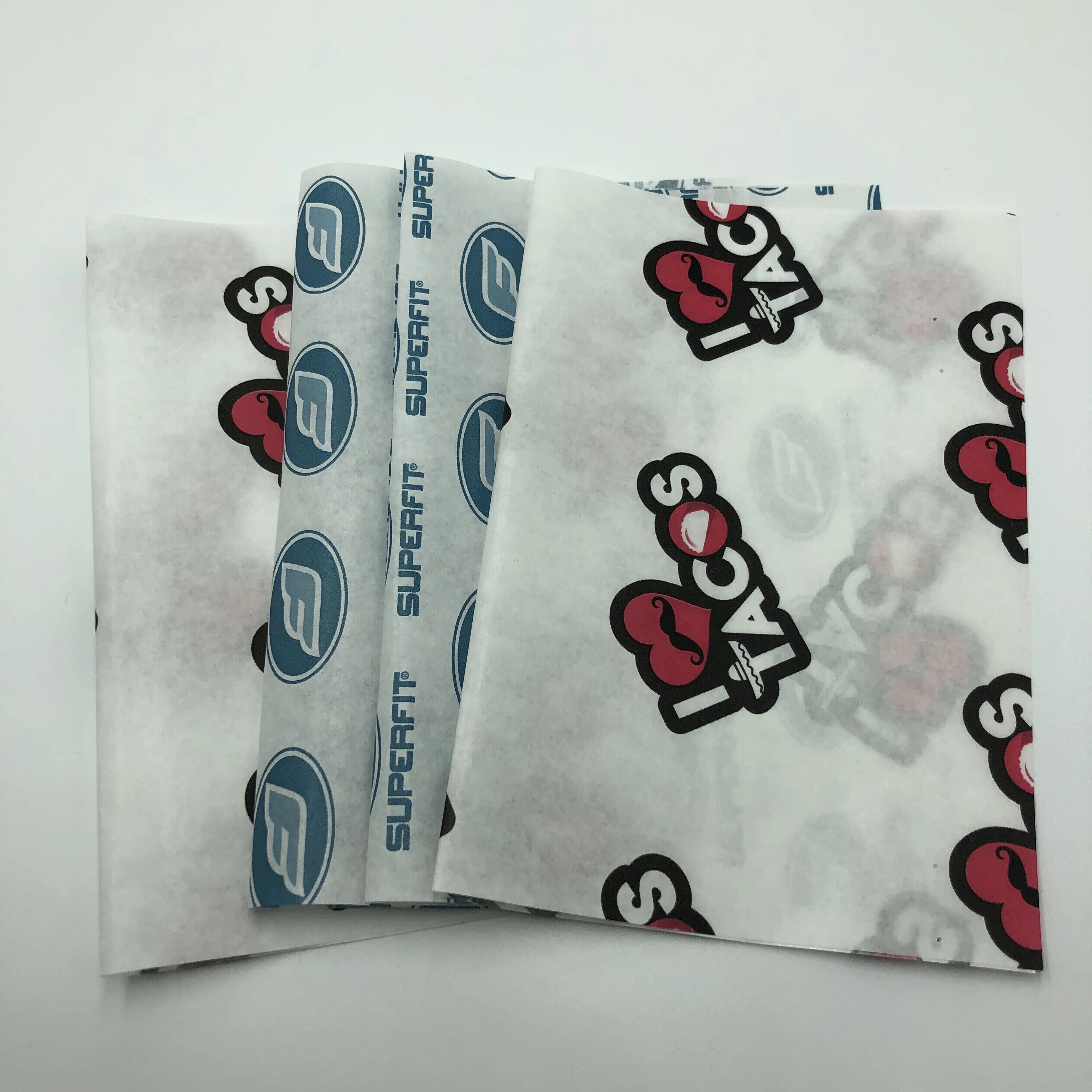 Custom recycled biodegradable printed logo brand name brown kraft paper wrapping paper