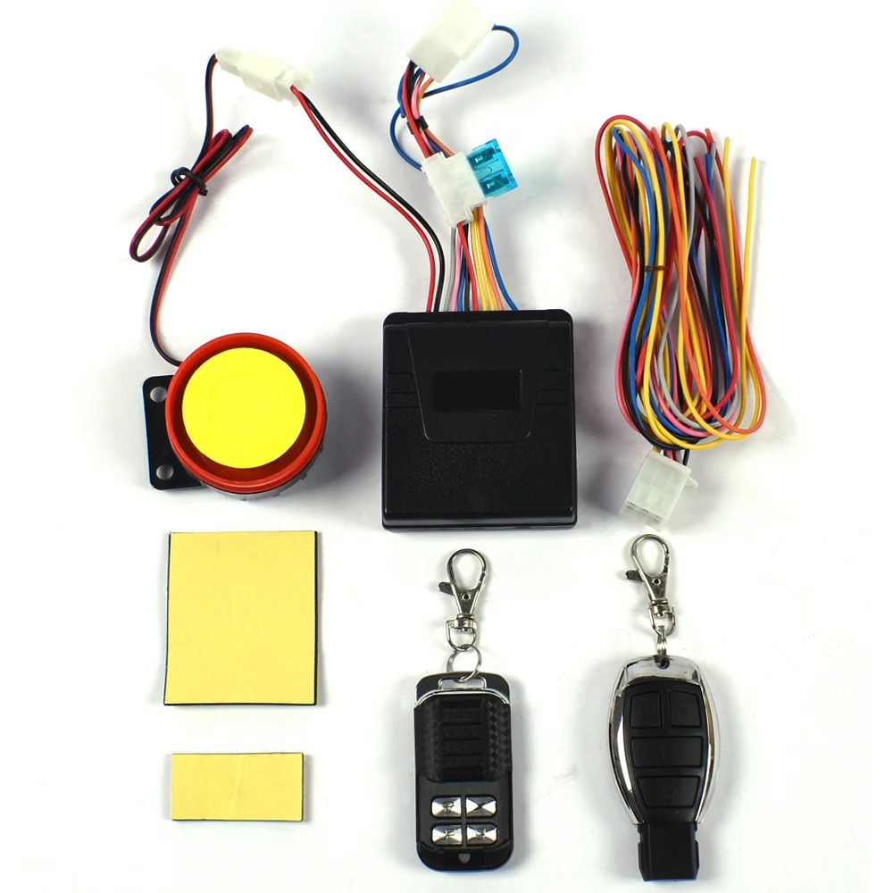 New trend long life high performance smart control motorbike motorcycle 2 way car alarm