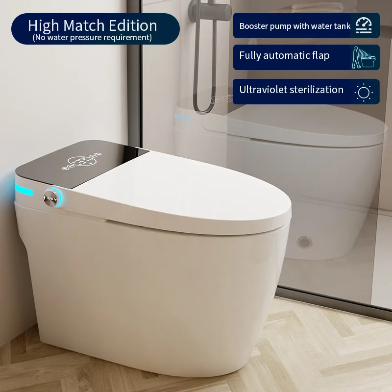 Modern High-end Automatic Bathroom Sanitary Wares Floor Intelligent Toilet Smart toilets