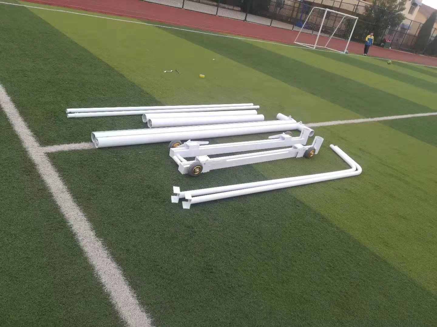 Aluminum material mini football goal post/Metal football goal for sale