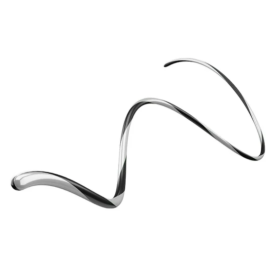 Disposable Medical Zebra Nitinol Core Guidewire coronary guidewires excellent twisting and pushing force