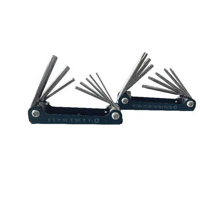 YL OEMor ODM 8PCS Multi-functional Torx Set Folding Hex Allen Key Wrench Set