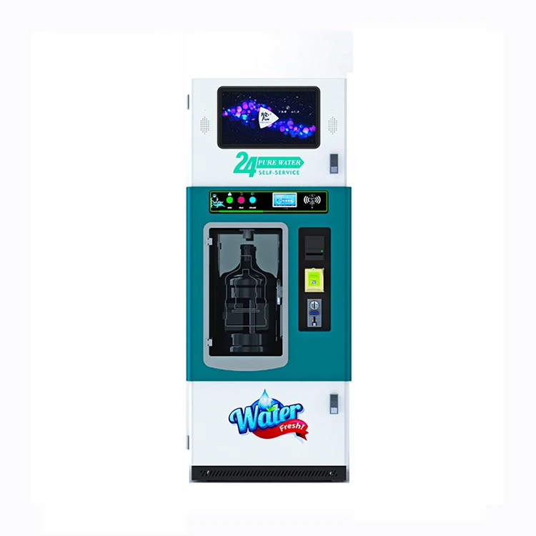Android version ready to sell automatic pure fresh  ro drinking water vending machine