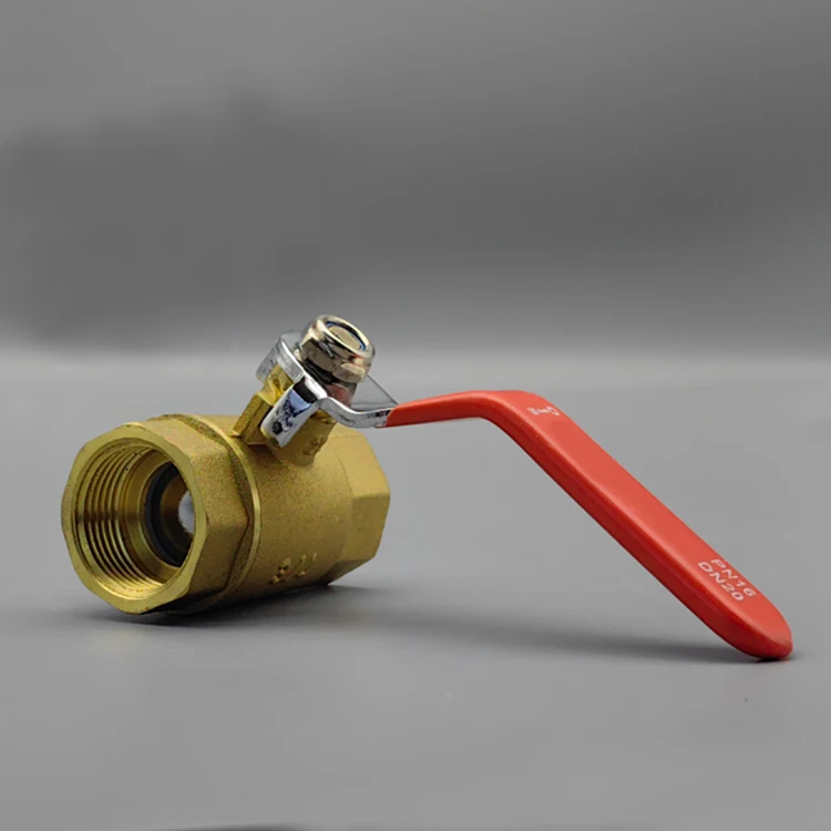 Brass Ball Valve 1PC Type  3/4 Inch NPT Standard Port for Water, Oil, and Gas (3/4 Inch Ball Valve)