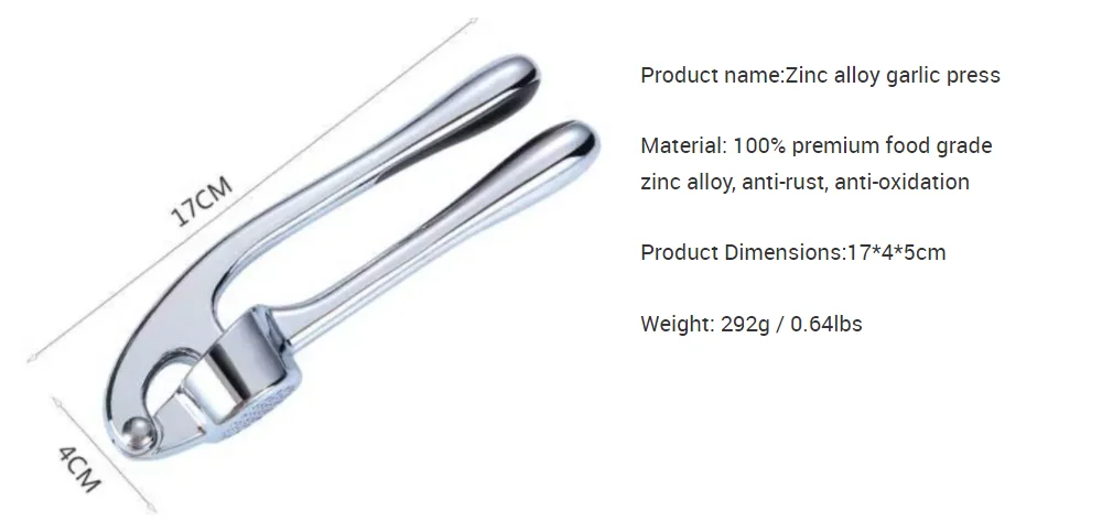 New kitchen gadgets easy clean   Mincer Ginger Crusher Stainless Steel  Chopper Kitchen  Garlic Press