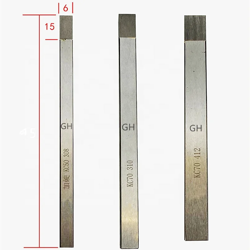 CNC Metal Hard alloy cutting tool Flat Tungsten carbide tips brazed Turning cutter for copper alloy steel