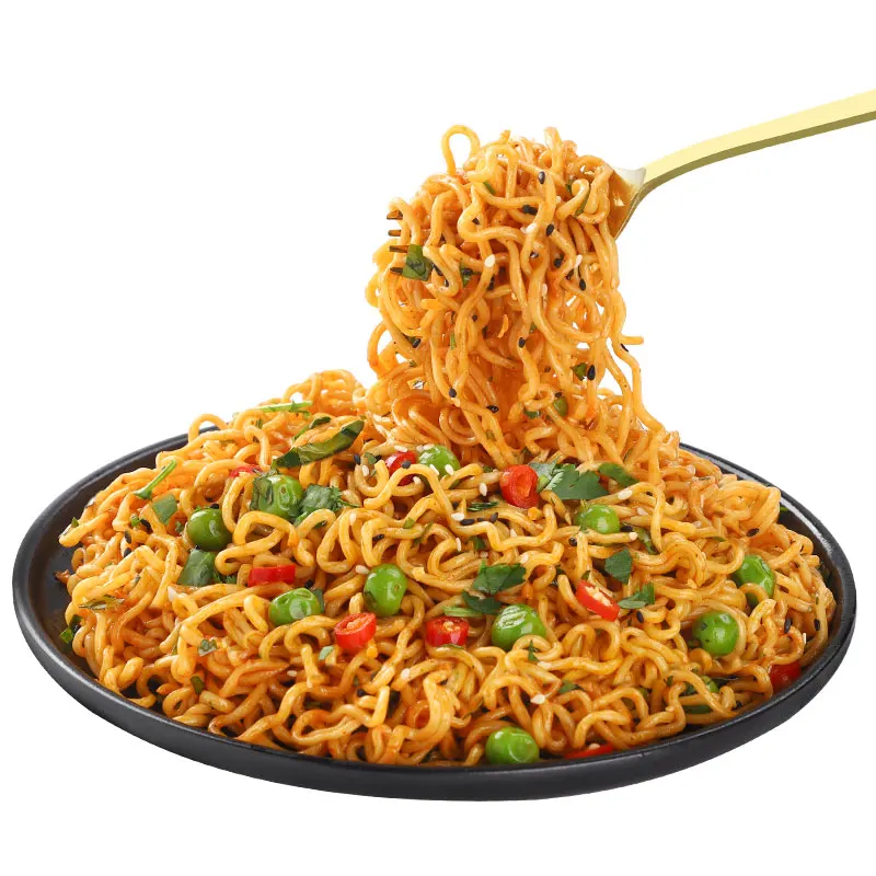 Супер вкусные раки сушеный соус лапша высокого качества жареная Смешанная с горячим пряным вкусом быстрого приготовления рамен-Чау-мейн