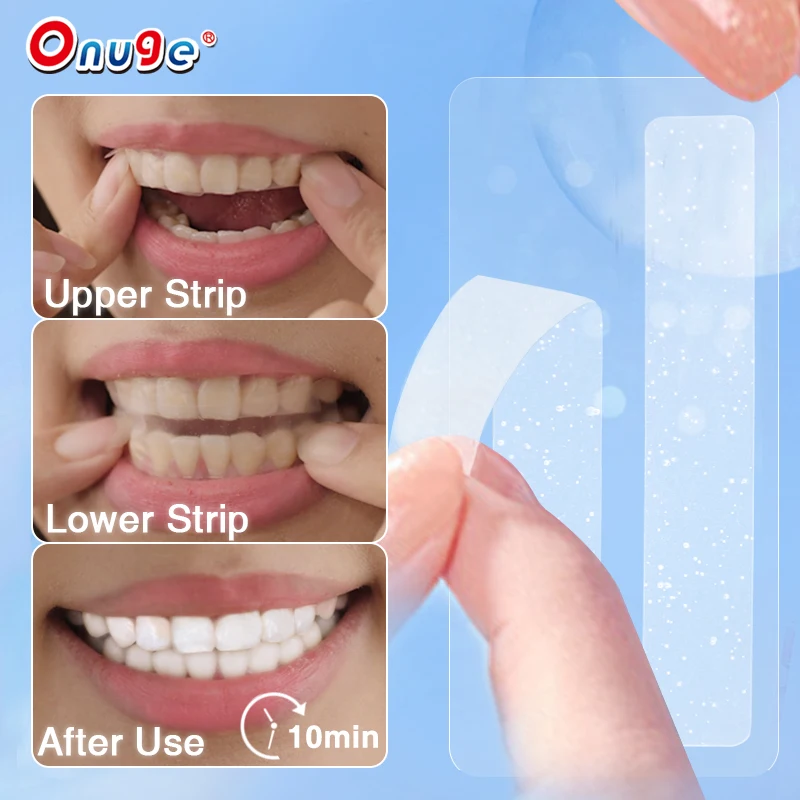 Diamond Teeth Whitening Strip Peroxide Dissolving PAP Oral Dissolving Strips OEM ODM Packaging