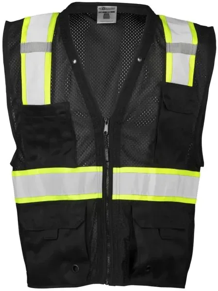 ANSI EN 20471 reflective gear for construction yellow workplace reflector jacket Class 2 Hi Vis Safety Vest