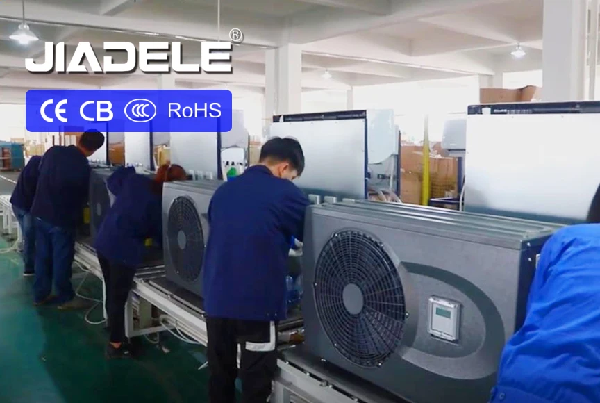 JIADELE R32 Inverter aquecedor Bomba de piscina swimming pool heat pump inverter Pompa de calor de la piscina heat pump for pool
