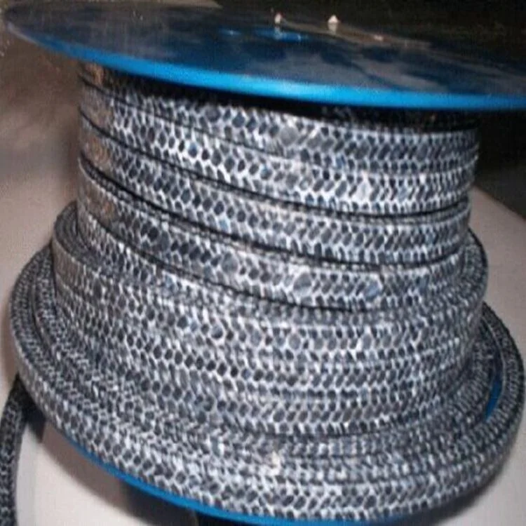 Black Carbon fiber with PTFE fiber braided or  with PTFE lubricant  sealing packing