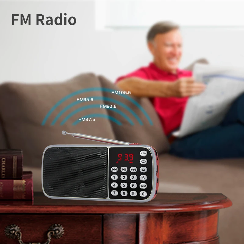 AM FM Music Player Portable Radio with bluetooth (L-088)