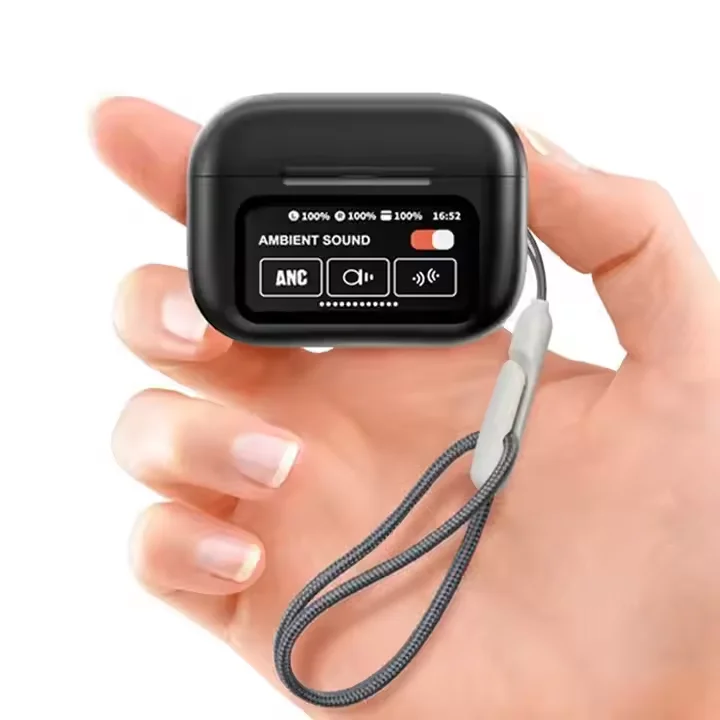 Hot Sell Popular Noise Cancelling TWS Earphones Headphones Sports Outdoor Earphones LED Screen Headphone For Gaming