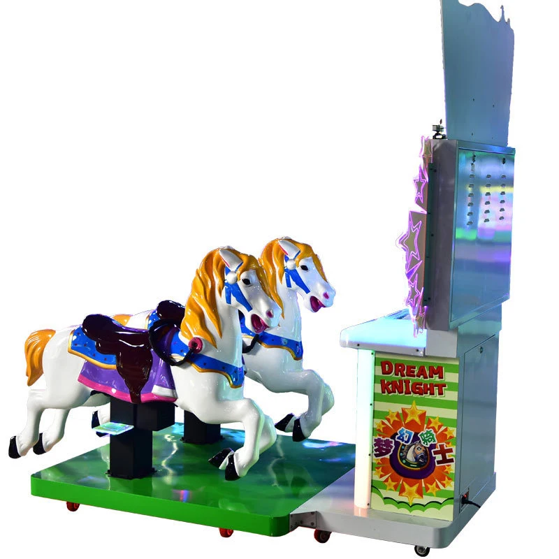China Factory Horse Racing Kiddie Ride Game Machine Coin Operated Kiddy Ride On Toy