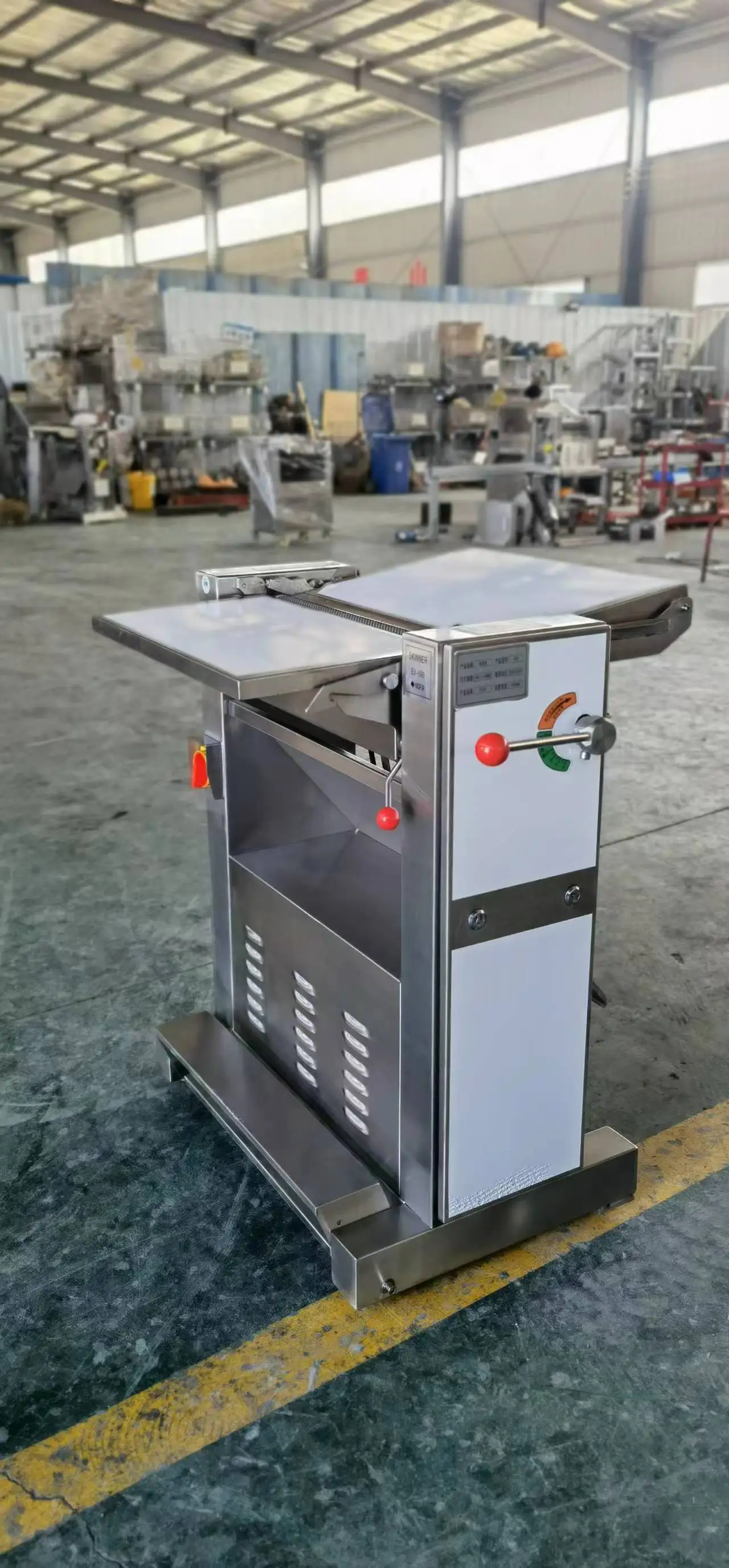 GOOPIKK Food Grade 304 Stainless Steel Electric Automatic Shawarma Raw Meat Slicer Sheeter for BBQ Shop Shawarma Kebab Making