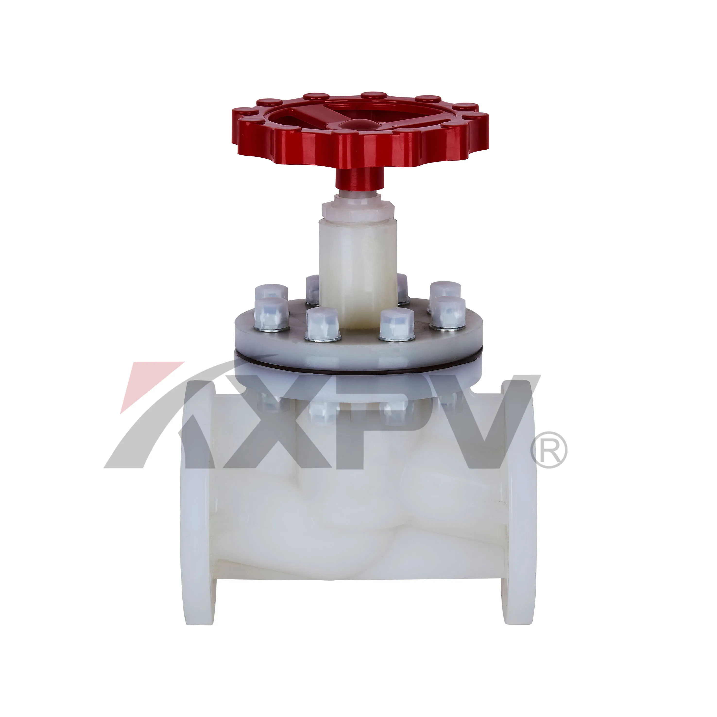 China high quality plastic pvdf flange globe valve 1/ 2'-6'  1/2in-6in for industry handle  valve ANSI/ASTM standard