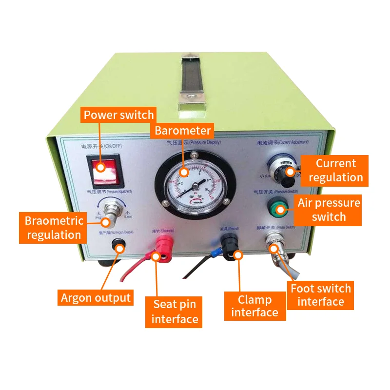 Argon 50A spot welder Gold Silver Metal Dental Jewellery Jewelry repair tabletop Laser Welder Spot Welding Machine for glasses